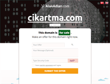 Tablet Screenshot of cikartma.com